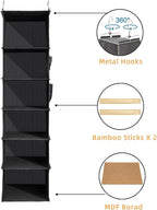 2 Packs Hanging Closet Organizer, 6-Shelf Closet Organizers and Storage - Image 4