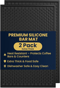 2 Pack Silicone Bar Mat by AXIESO