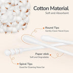 Baby Cotton Swabs 210 Count, Cotton Swabs - Image 2