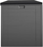 Cosco Outdoor Living 88180BGY1E Cosco Outdoor Patio Storage, Extra Large, 180 Gallons, Charcoal Deck Box, Black/Gray - Image 12