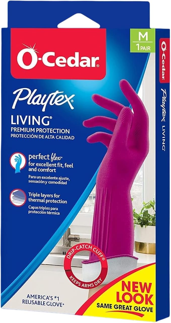 PLAYTEX HandSaver Rubber Gloves, Premium Protection - Image 2