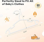 Kids Plastic Hangers, Baby Clothes Hangers - Image 2