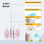 Baby Straw Brush Set, 4 Piece Cleaner Kit - Image 3
