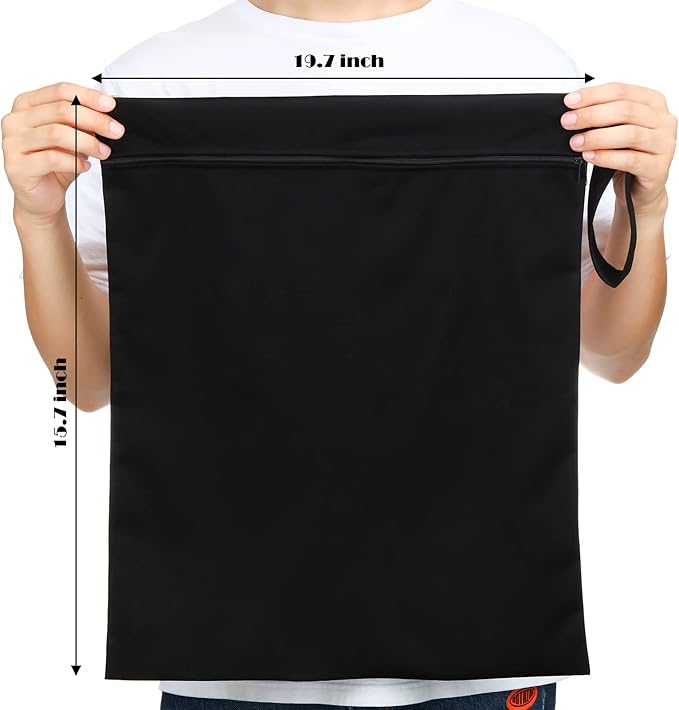 Shappy 2 Pcs Large Travel Laundry Bag Washable Waterproof Wet Dry Large Dirty - Image 2
