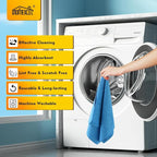HOMEXCEL Blue Microfiber Cleaning Cloths 100 Pack, Reusable Cleaning Rags Shop - Image 8