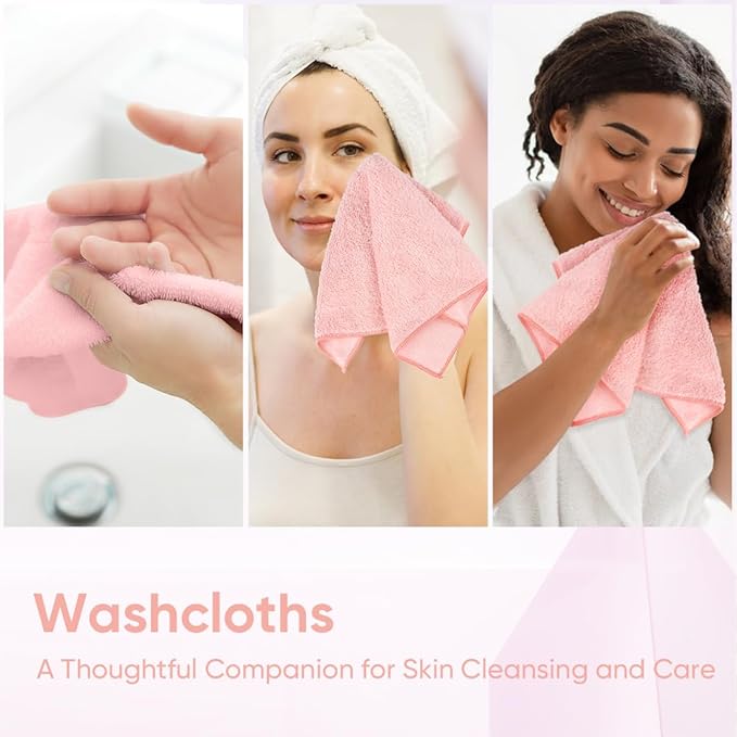 HOMEXCEL Microfiber Washcloths 12 Pack, Highly Absorbent and Soft Face Towel - Image 6