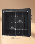 SONGMICS Portable Closet, Wardrobe Closet Organizer - Image 8