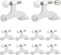 OBTANIM 8 Pack Hinge Pin Door Stopper Heavy Duty Metal Adjustable Door Stops by OBTANIM