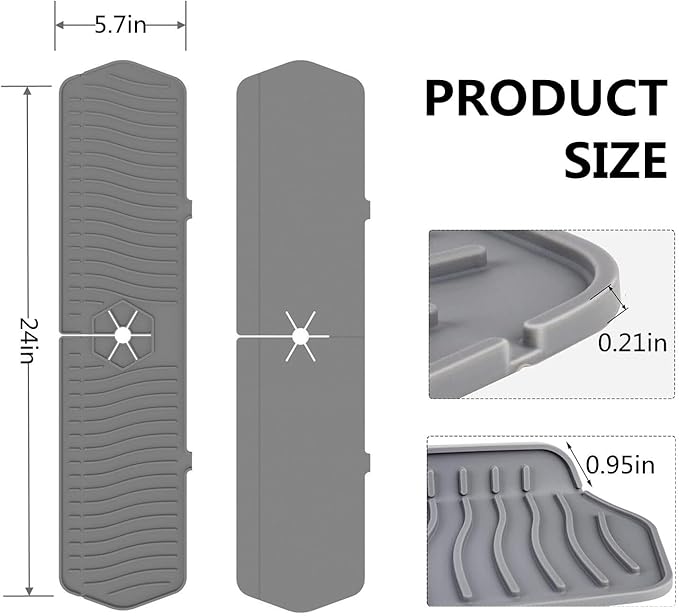 Large Size Kitchen Sink Splash Guard - Image 6