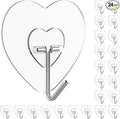 Adove Adhesive Hooks for Hanging, 24 Pack Heavy Duty Wall Hooks, Towel Coat by Unknown