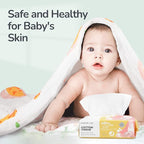 Disposable Face Towel 200 Cont, 7.9"X7.9"Clean Face Towelettes - Image 6
