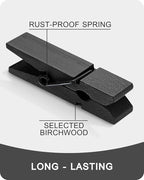 Mini Clothes Pins Wooden Colored Black Small Clothespins - Image 6