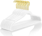 MIZGI Premium Velvet Hangers Pack 30 Pcs Heavyduty by MIZGI