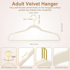 TIMMY 36-Pack Velvet Hangers - Image 2