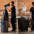 Plasticplace 95-96 Gallon Heavy Duty Black Trash Bags - Image 4
