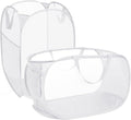 2 Pcs Durable Collapsible Laundry Baskets by Bemkoo
