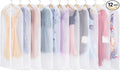 12 Pack Garment Bags for Hanging Clothes by Carbrea