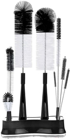 ALINK 8 Pack Black Bottle Brush Cleaning Set by ALINK