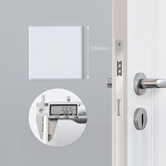 HOME MASTER HARDWARE Self Adhesive Wall Protector Square 4 inch, 10 Pack Door - Image 5