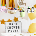 60PCS Baby Shower Clothespin Games Plastic Mini Clothes Pins 1.4 inch - Image 6