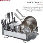 KitchenAid Large Capacity Full Size Rust Resistant Dish Rack - Image 4