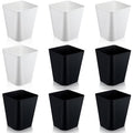 Hoolerry 9 Pieces Garbage Can 2 Gallon Small Trash Cans Bulk Bathroom Trash Bin by Hoolerry