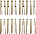 TAODAN 16PCS 11CM/4.3Inch Round Old Traditional Wooden Clothespin Wooden by TAODAN