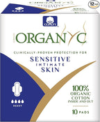 Organyc - 100% Certified Organic Cotton Feminine Pads, Sanitary Napkin 120 Count by Organyc