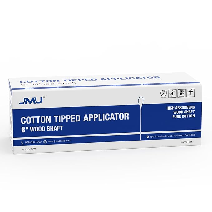 JMU 500 Count 6 Inch Long Cotton Swabs - Image 7