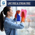 GLIMGLINT Pink Microfiber Cleaning Cloth, 12PK Reusable Cleaning Rags, Highly - Image 5