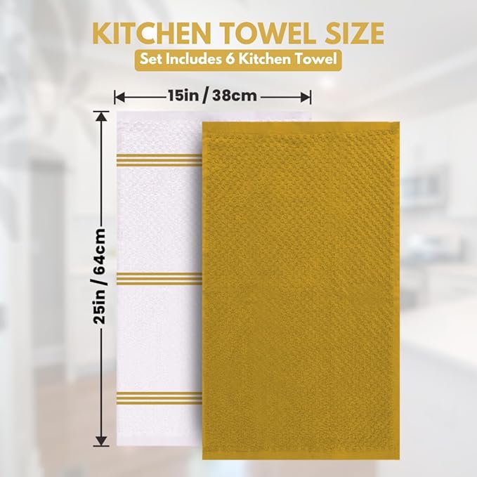 Infinitee Xclusives 100% Cotton Kitchen Towels - Image 4