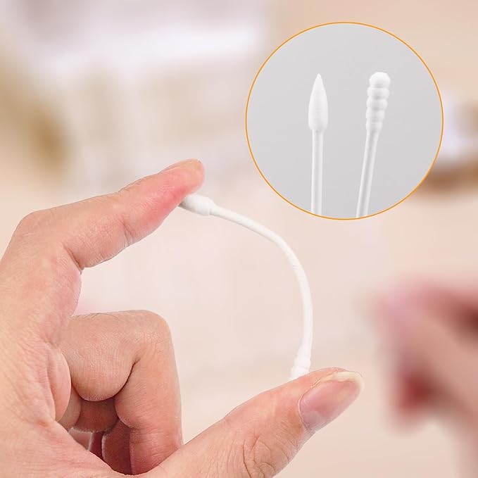 Cotton Swabs, Individually Wrapped Cotton Buds, Bulk Cotton Tip Applicator Bulk - Image 3