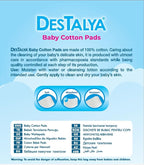 Baby Cotton Pads for Diaper Change by Destalya | 360 Count | Soft Large | - Image 3