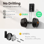Black Hooks for Hanging Heavy Duty, Wall Hooks for Shower, Waterproof & - Image 4
