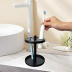 Black Metal Toothbrush Holder Stand - Image 3