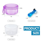 Leakproof Denture Case Purple Denture Soaking Cup - Image 3