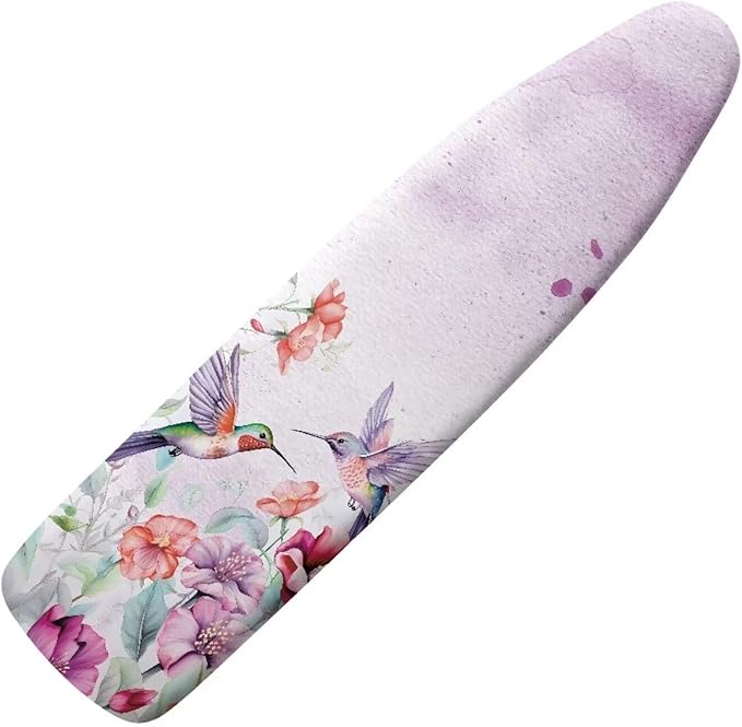 Hummingbird Flower Iron Board Cover by Tongluoye