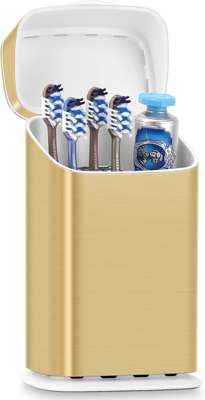 Toothbrush Holder with Cover by GFWARE