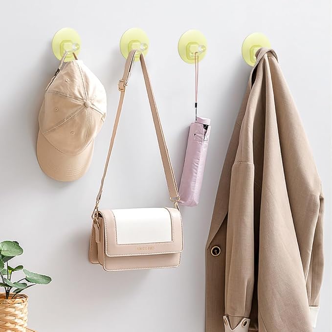 Uten Adhesive Hooks for Hanging 10 Pack, Heavy Duty Wall Hooks 11 lbs, Self - Image 7