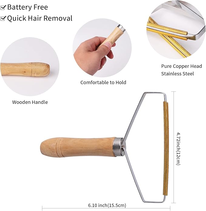 2pcs Pet Hair Remover, Portable Lint Removers, Reusable Remover Brush Tool - Image 2