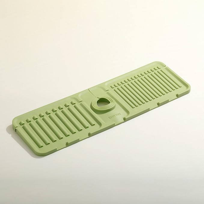 Sink Faucet Absorbing Mat, Kitchen Sink Splash Guard Longer Silicone Sink by Unknown