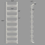 MIAOLI Over the Door Pantry Organizers and Storage, 8-Tier Spice Rack, Home & - Image 3