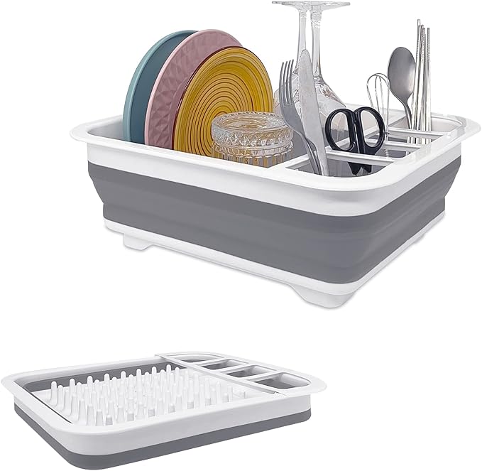 Collapsible Dish Rack for Drying Dishes by Goderewild