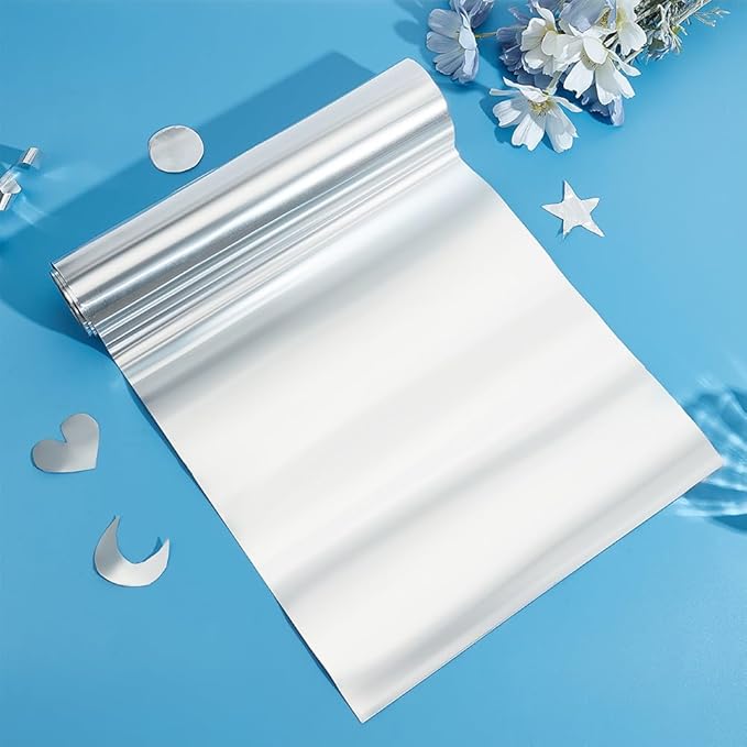 BEUNITONE Embossing Foil, 6 Meter Heavy Duty Silver Foil Roll 0.07 mm Thick - Image 5