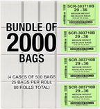 Aluf Plastics 20-30 Gallon 10 Micron Black Trash Bags - Image 6