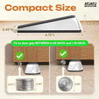 2 Packs Door Stoppers for Bottom, Rubber Wedge, Heavy Duty Doorstop for Inside - Image 7