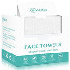 Disposable Face Towels, Facial Cleansing Cloths, Extra Soft Makeup Removing by Loske