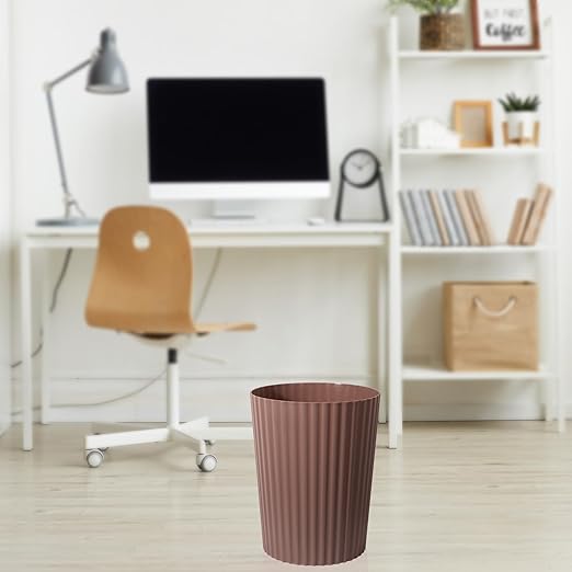 JiatuA Small Trash Can Plastic Wastebasket Round Garbage Container Bin - Image 4