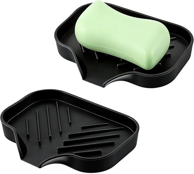 Sponge Holder with Drain Spout, Silicone Soap Dish by Unknown