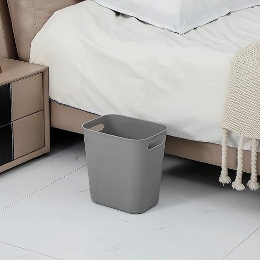 UUJOLY Plastic Small Trash Can Wastebasket, Garbage Container Basket - Image 3